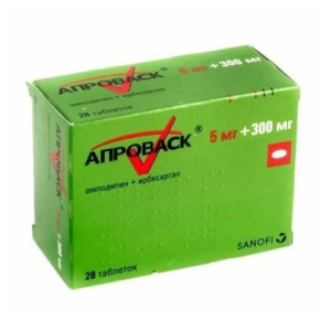 Апроваск таблетки покрытые пленочной оболочкой 5мг+300мг №28