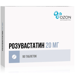 Купить  Розувастатин таб ппо 20мг №90