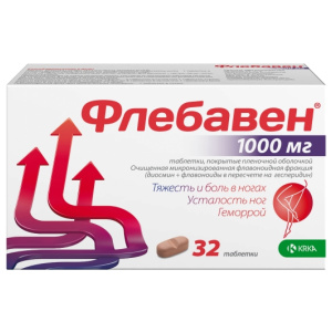 Купить  Флебавен таб ппо 1000мг №32