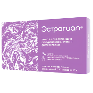 Купить  Эстрогиал крем для интимной гигиены №10