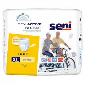 Купить  Seni Active Normal подгузники-трусы р.XL №10 (5,5 капель)