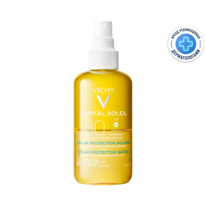 Купить  Vichy Capital Soleil солнцезащитный двухфазный увлажняющий спрей SPF30, 200 мл