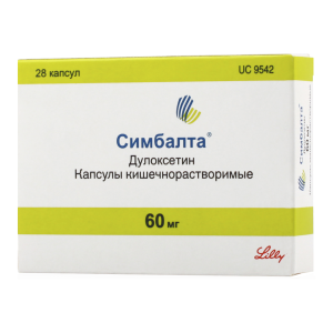 Купить  Симбалта 60 мг 28 шт капсулы кишечнорастворимые