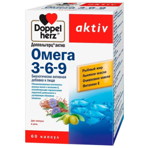 Купить  Доппельгерц Актив Омега-3-6-9 капс №60