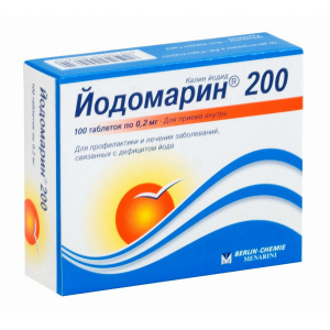 Купить Йодомарин таблетки 200мкг №100