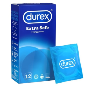 Durex Extra Safe презервативы утолщенные 12 шт.