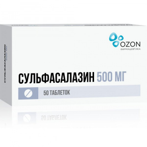 Купить  Сульфасалазин таб ппо 500мг №30