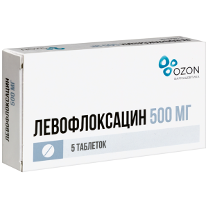 Купить  Левофлоксацин таблетки ппо 500мг №5