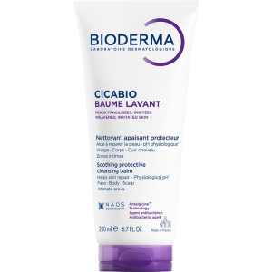 Купить  Bioderma Cicabio 200 мл бальзам для лица и тела и кожи головы восстанавливающий очищающий 