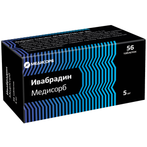 Ивабрадин Медисорб таб ппо 5мг №56 Купить Ивабрадин Медисорб таб ппо 5мг №56