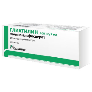 Глиатилин р-р д/внутр примен 600мг/7мл фл 7мл №10