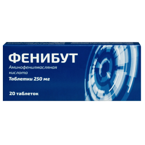 Купить  Фенибут 250 мг 20 шт таблетки