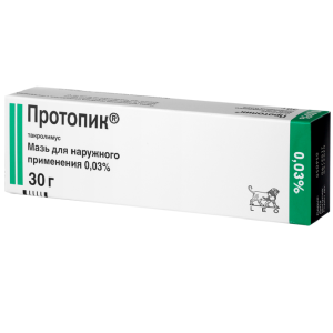 Протопик мазь д/наруж примен 0,03% 30г