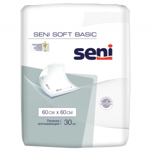 Купить Seni Soft Basic пеленки 60смX60см №30 (2 капли)