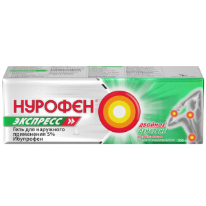 Купить  Нурофен Экспресс гель для наружного применения 5% 100г