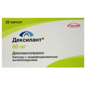 Купить  Дексилант 60 мг 28 шт капсулы с модифицированным высвобождением