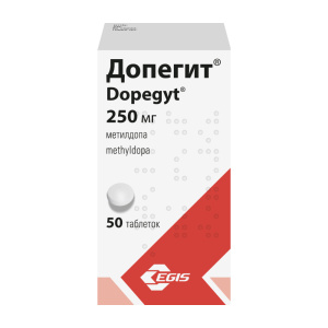 Купить  Допегит 250 мг 50 шт таблетки