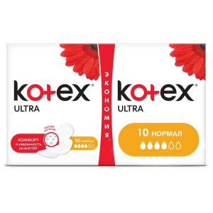 Купить  Kotex Ultra Normal прокладки гигиенические №20