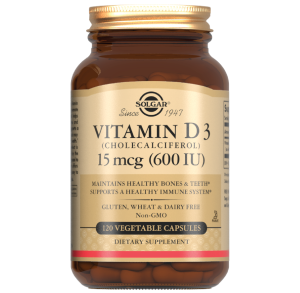 Купить  Solgar Витамин D3 капсулы 240мг 600МЕ №120