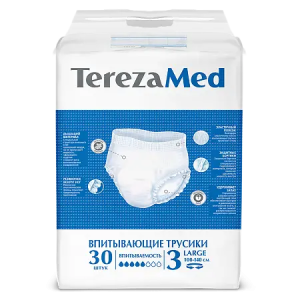 Купить  TerezaMed  трусы-подгузники р.L №30 д/взрослых