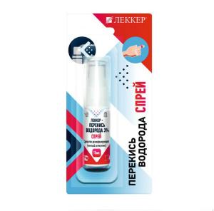 Купить  Леккер-Перекись Водорода 3% спрей 30мл кожный антисептик