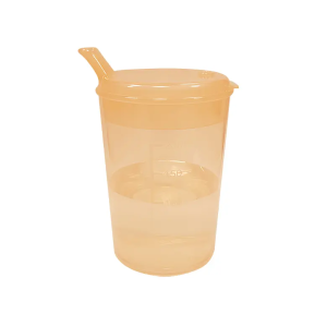 Купить  Крейт 200 мл стакан-поильник с крышкой-носиком для взрослых оранжевый Арт. 28678