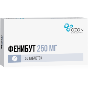 Купить  Фенибут 250 мг 50 шт таблетки