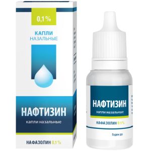 Купить  Нафтизин капли назальные 0,1% фл-кап 15мл (Лекко)