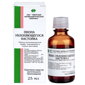Купить  Пиона Уклоняющийся настойка 25мл