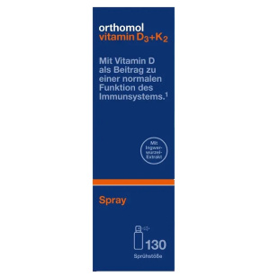 Купить  Orthomol Vitamin D3 + K2 20 мл 130 доз спрей