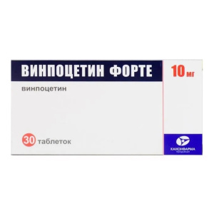 Купить  Винпоцетин Форте 10 мг 30 шт
