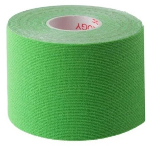 Купить  Лента кинезиологич Кинезио Тейп зеленый 5смX5м