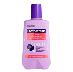 Купить  LACTOSTERINE Active 350 мл ополаскиватель для полости рта укрепление десен с аллантонином и комплексом трав