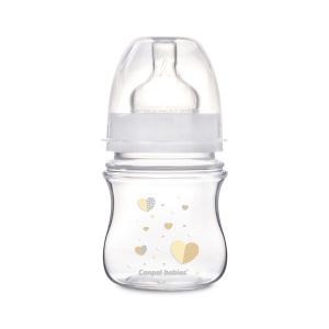Canpol Бутылочка PP EasyStart с широким горлышком антиколики 0+ белый бутылочка 120мл Купить Canpol Бутылочка PP EasyStart с широким горлышком антиколики 0+ белый бутылочка 120мл