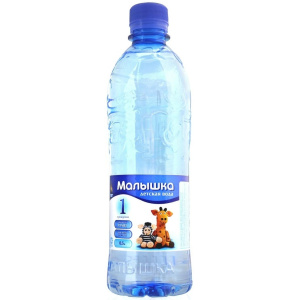 Вода питьевая Малышка б/газа розовая бут пэт 0,5л Купить Вода питьевая Малышка б/газа розовая бут пэт 0,5л