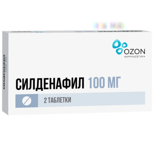 Купить  Силденафил таблетки ппо 100мг №2