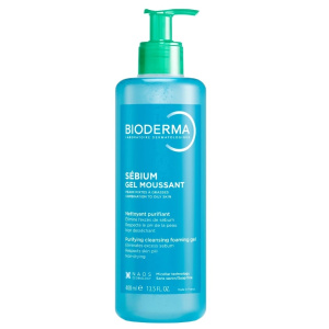 Купить  Bioderma sebium 400 мл гель очищающий с помпой