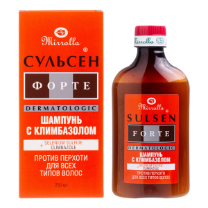 Сульсен Форте 2 % 250 мл шампунь с климбазолом Купить Сульсен Форте 2 % 250 мл шампунь с климбазолом
