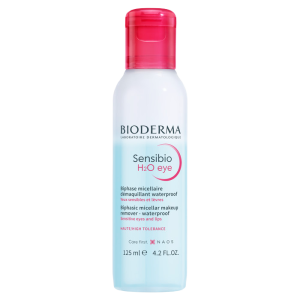 Купить  Bioderma Sensibio H2O средство двухфазное миццеляярное для очищения глаз и губ 125 мл 