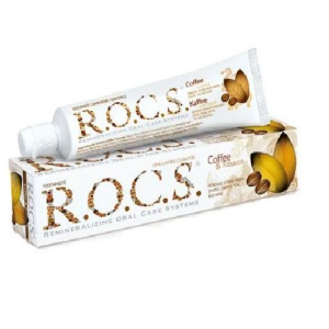 Купить  Rocs зубная паста кофе-табак 74г 