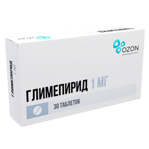 Купить  Глимепирид таб 1мг №30