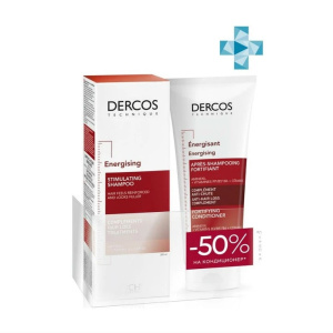 Купить  Vichy Dercos набор Aminexil Тонизирующий шампунь 200 мл + Тонизирующий кондиционер 200 мл