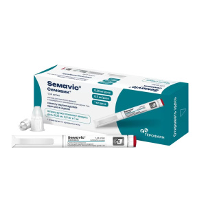 Купить  Семавик р-р д/п/к введ 1,34мг/1мл шпр-ручк 3мл №1 с 4 одноразовыми иглами