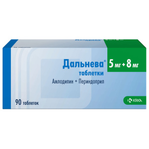 Дальнева таблетки 5 мг+8 мг №90