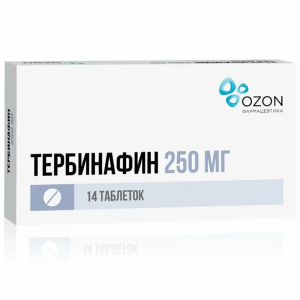 Купить  Тербинафин таб 250мг №14