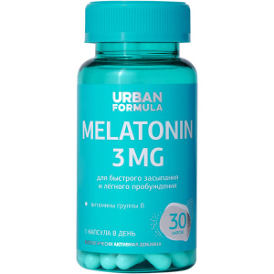 Купить  Urban Formula Комплекс для сна с мелатонином и витаминами группы В Melatonin, 30шт