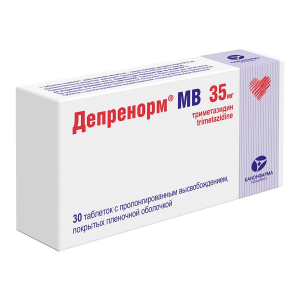Купить  Депренорм МВ 35 мг 30 шт таблетки покрытые пленочной оболочкой с модифицированным высвобождением