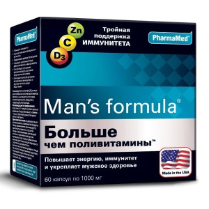 Купить  Man's formula Больше чем поливитамины капс №60