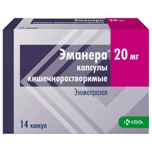 Купить  Эманера капсулы 20мг №14