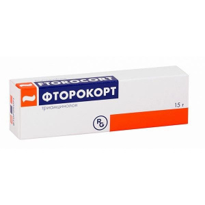 Купить  Фторокорт мазь 0,1% 15г